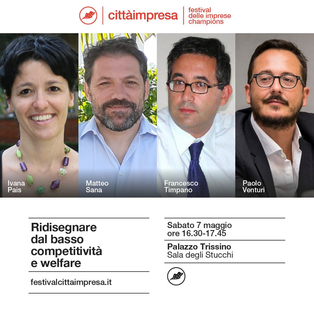 Matteo Sana a Vicenza per il Festival Città Impresa￼