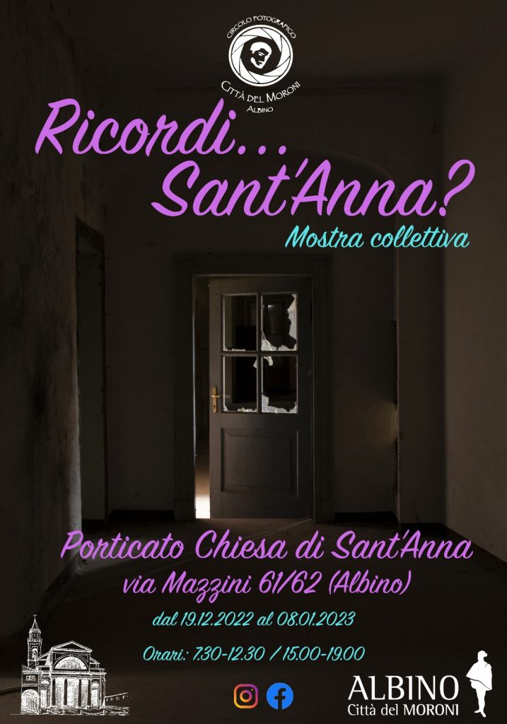 Locandina Ricordi...Sant'Anna? Mostra collettiva.